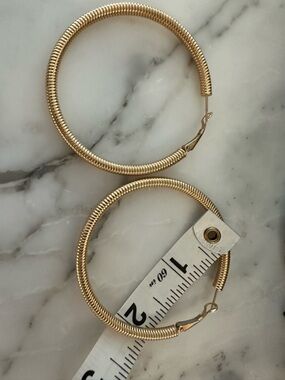14k gold hoop earrings